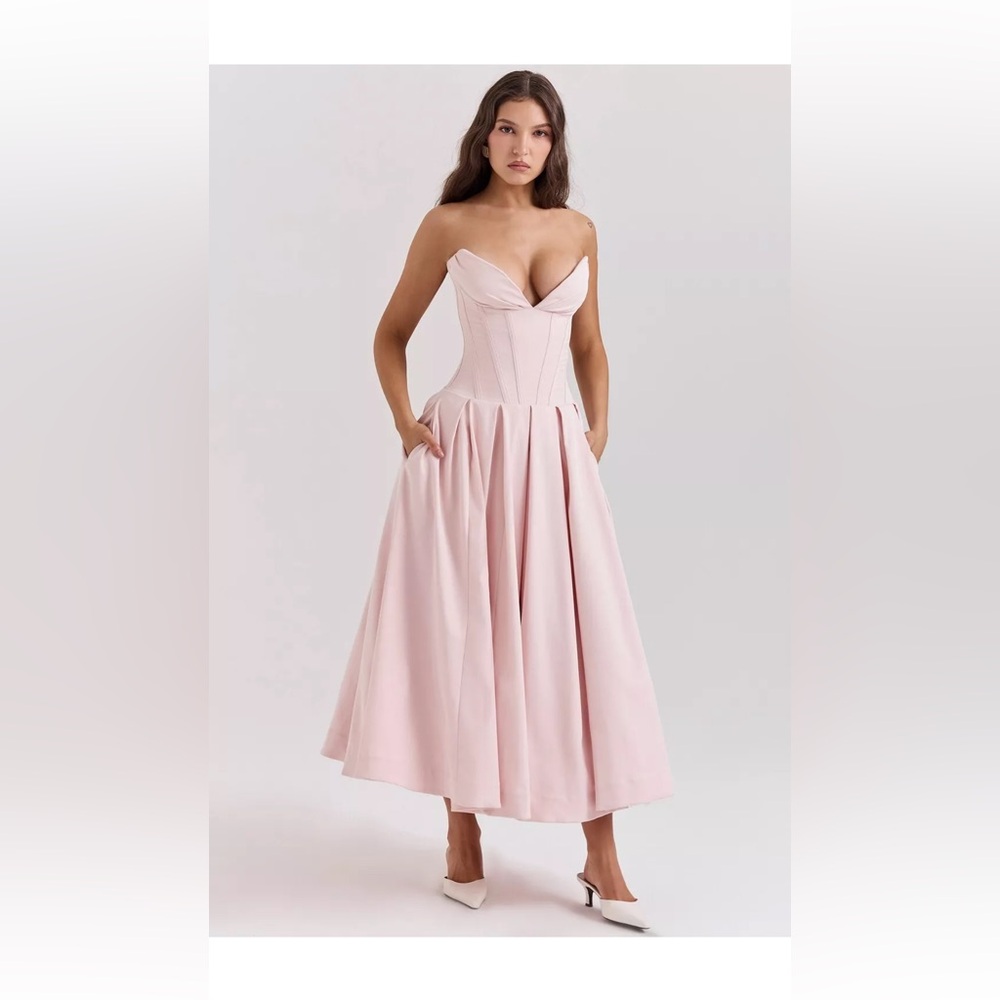 House of cb ballerina pink lady dress